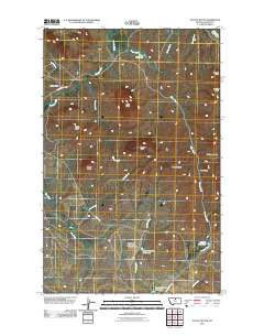 Scotty Butte 2011 topographic map thumbnail