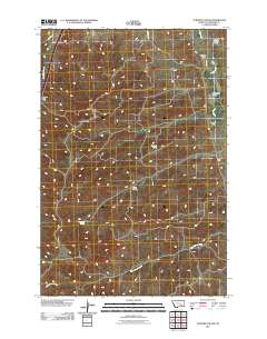 Scraper Coulee 2011 topographic map thumbnail