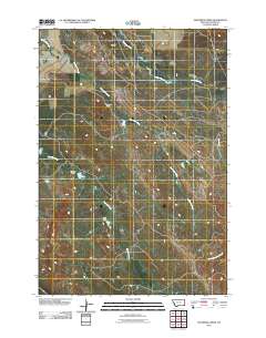 Sevenmile Creek 2011 topographic map thumbnail