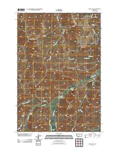 Roscoe NE 2011 topographic map thumbnail