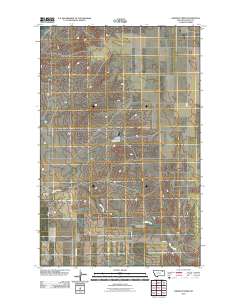 Sargent Creek 2011 topographic map thumbnail