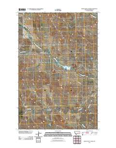 Smoky Butte Creek 2011 topographic map thumbnail