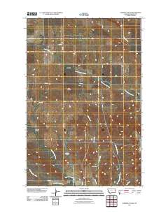 Stinking Coulee 2011 topographic map thumbnail