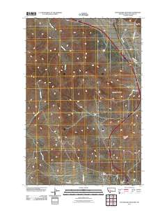 Rattlesnake Mountain 2011 topographic map thumbnail