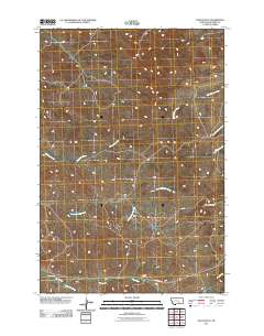 The Dugout 2011 topographic map thumbnail