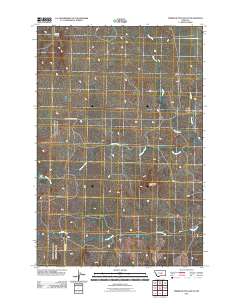 Timber Buttes South 2011 topographic map thumbnail