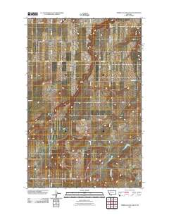 Timber Coulee South 2011 topographic map thumbnail