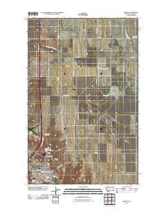 Shelby 2011 topographic map thumbnail