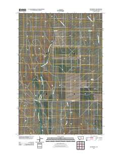 Rothiemay 2011 topographic map thumbnail