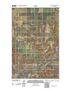 Plentywood SW 2011 topographic map thumbnail