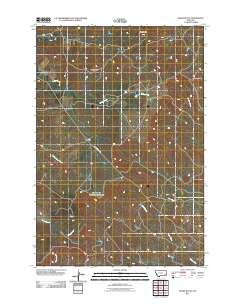 Snake Butte 2011 topographic map thumbnail