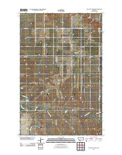 Sullivan Coulee 2011 topographic map thumbnail