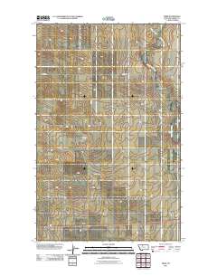 Tiber 2011 topographic map thumbnail