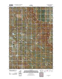 W L Butte 2011 topographic map thumbnail