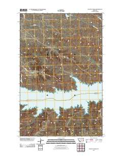 Wagon Coulee 2011 topographic map thumbnail