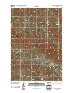 Sanburn Reservoir 2011 topographic map thumbnail