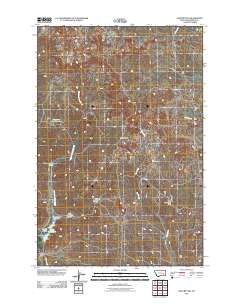 Sand Buttes 2011 topographic map thumbnail