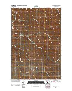 The Sawteeth 2011 topographic map thumbnail