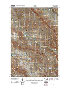 Thebes 2011 topographic map thumbnail