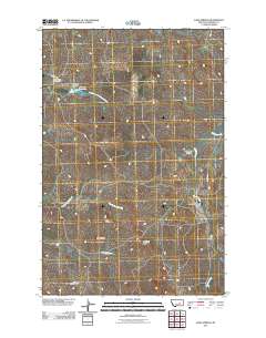 Sand Springs 2011 topographic map thumbnail