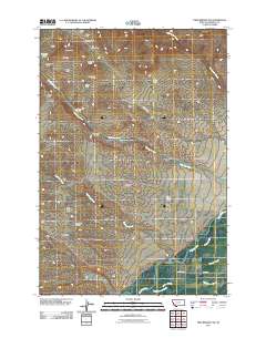 Twin Bridges SW 2011 topographic map thumbnail