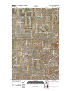 Thoeny Hills West 2011 topographic map thumbnail