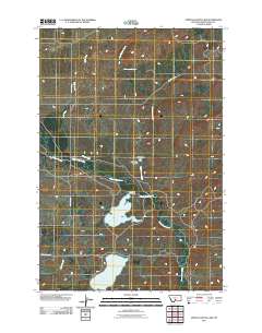 Upper Glaston Lake 2011 topographic map thumbnail