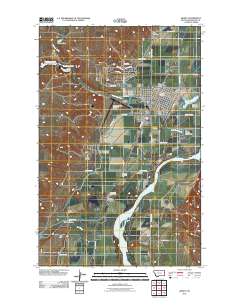 Sidney 2011 topographic map thumbnail