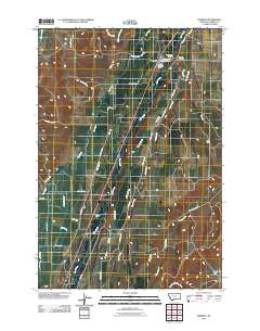 Roberts 2011 topographic map thumbnail