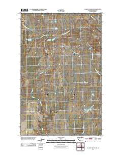 Salsbery Reservoir 2011 topographic map thumbnail