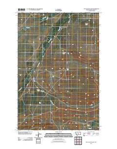 Ten O'Clock Gate 2011 topographic map thumbnail