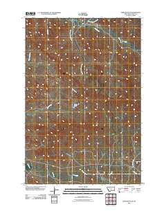 Tepee Butte NE 2011 topographic map thumbnail