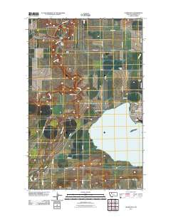 Valier West 2011 topographic map thumbnail