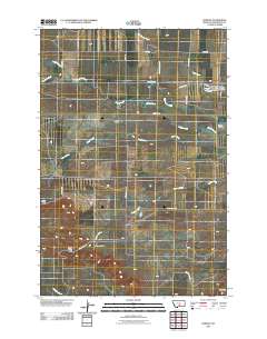 Rapelje 2011 topographic map thumbnail