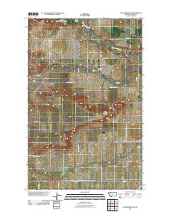 Sam George Hill 2011 topographic map thumbnail
