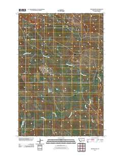 Webster NW 2011 topographic map thumbnail