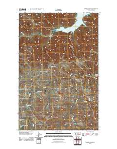 Trumbo Ranch 2011 topographic map thumbnail