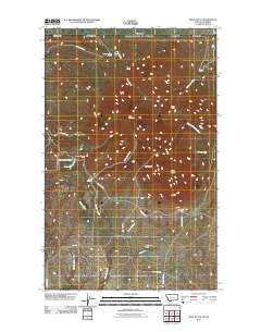 West Butte 2011 topographic map thumbnail