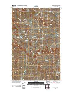 Willis Buttes 2011 topographic map thumbnail