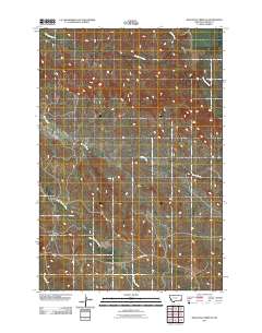 Blacktail Creek SE 2011 topographic map thumbnail