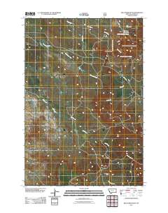Belltower Butte 2011 topographic map thumbnail
