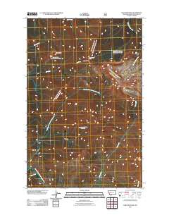 Flint Mountain 2011 topographic map thumbnail