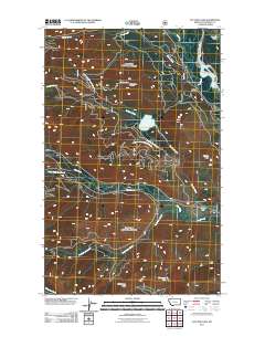 Cyclone Lake 2011 topographic map thumbnail