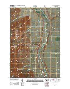 Bucks Nest 2011 topographic map thumbnail