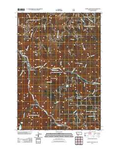 Garnet Mountain 2011 topographic map thumbnail