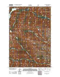 Gash Point 2011 topographic map thumbnail