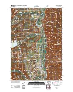 Darby 2011 topographic map thumbnail