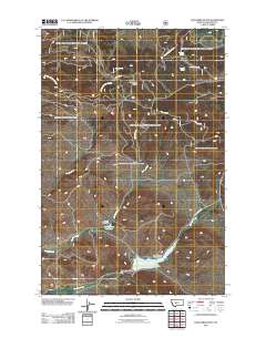 Coxcombe Butte 2011 topographic map thumbnail