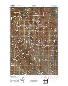 Giant Hill 2011 topographic map thumbnail