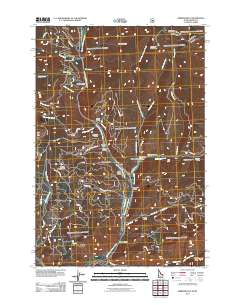 Gibbonsville 2011 topographic map thumbnail